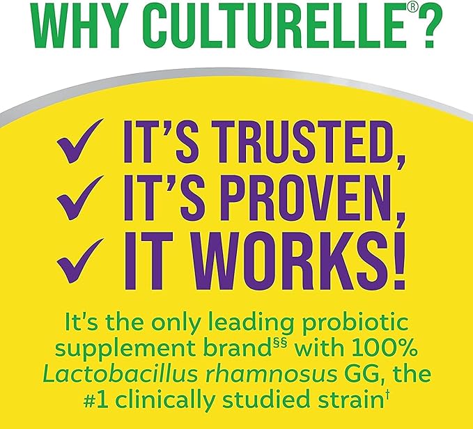 Culturelle Pro Strength Daily Probiotic Capsules, Probiotics for Men & Women 60 Count, 2 months + Culturelle Baby Immune & Digestive Support Probiotic + Vitamin D Drops 0-12 Months, 30 Day Supply, 9ml