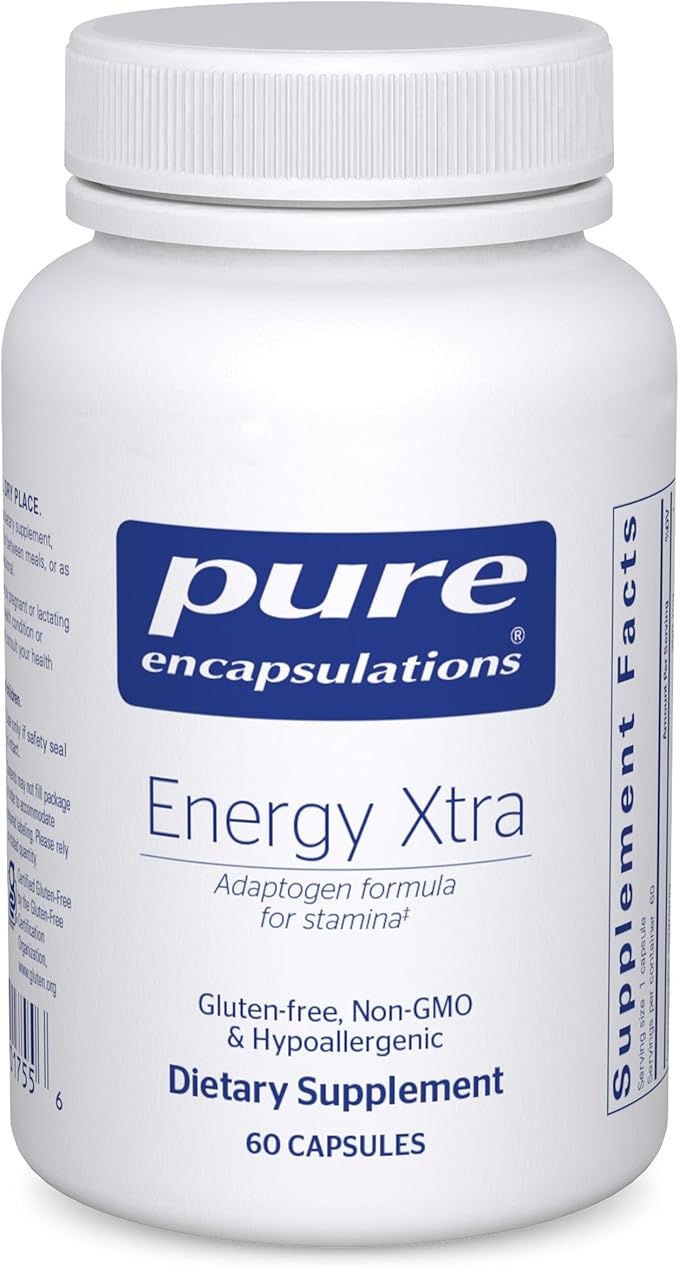Pure Encapsulations Energy Xtra | Adaptogen Formula for Stamina* | 60 Capsules