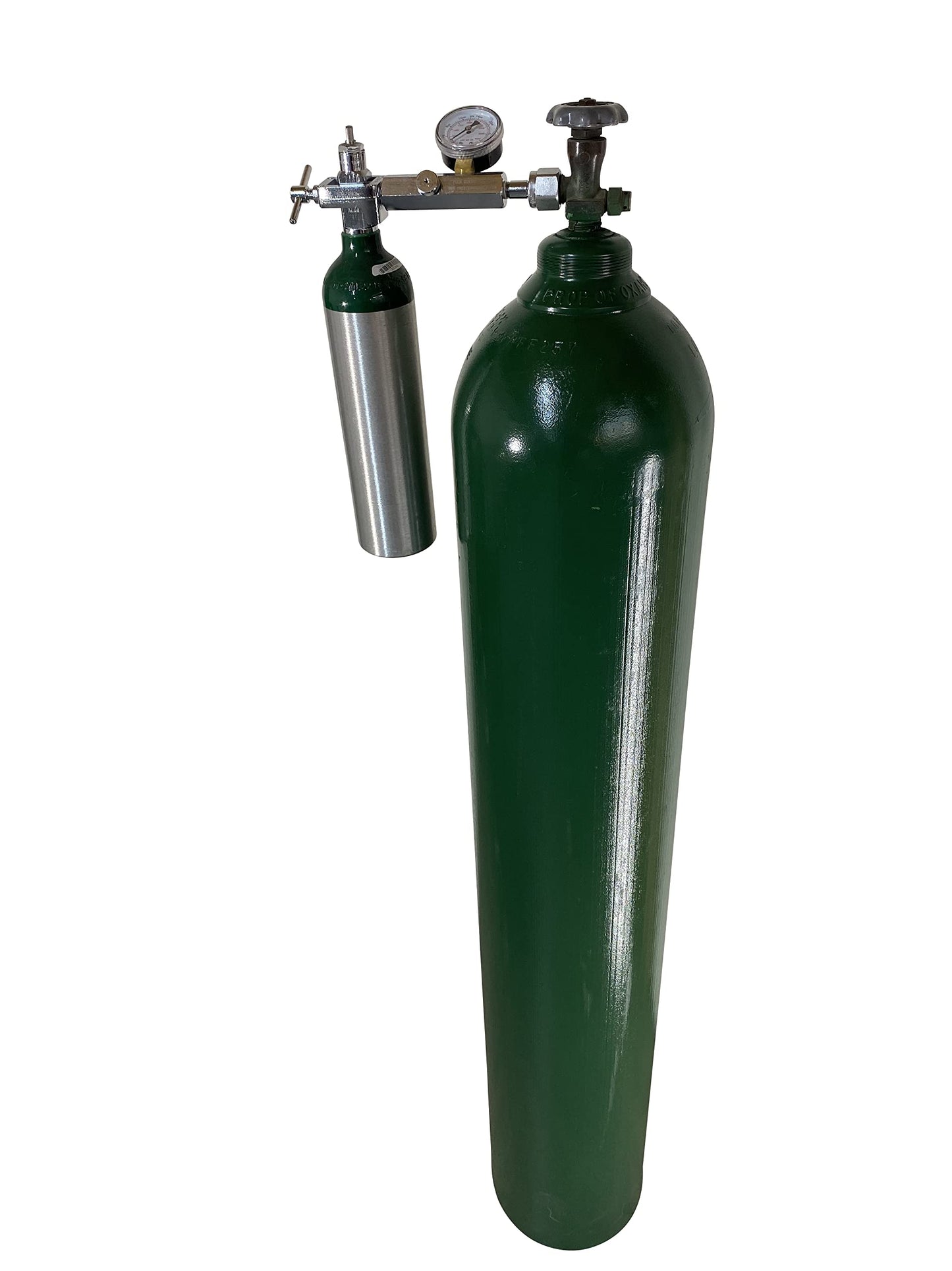 Oxygen Transfill Adaptor CGA540 to CGA870 with Bleed Valve Medical Dental Aviation