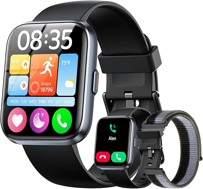 Smart Watches for Men (Android/iPhones), 120+ Sport Modes Fitness Tracker Watch with SpO2/Heart Rate Monitor, Steps/Sleep ...