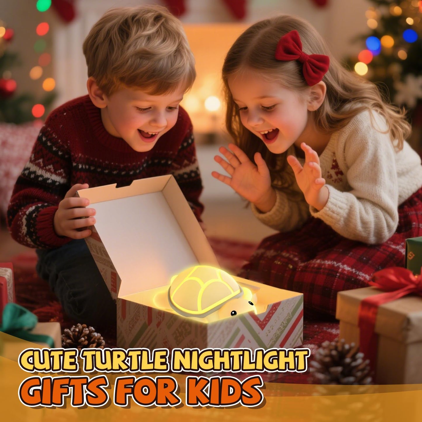 Turtle Night Light For Kids  7 Color Changing & Touch Control  Rechargeable Usb Silicone Squishy Led Lamp For Breastfeeding  Baby Toddler Sleep  Nursery Kids Bedside  Ideal Gift For Boys Girls