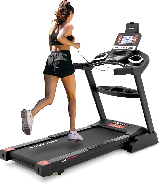 SOLE Fitness F63, F65, F80, F85, TT8 Treadmill With Incline, Bluetooth, Foldable Option - For Home, Work From Home Fitnes...