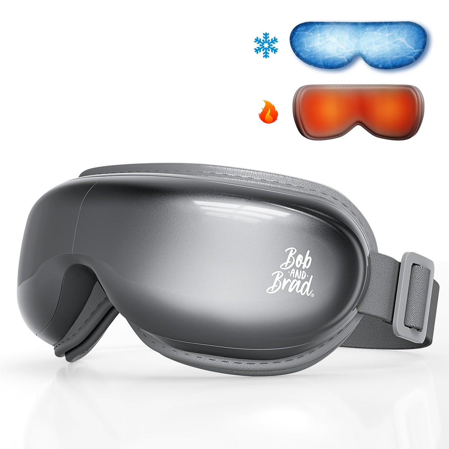 BOB AND BRAD Eye Massager with Heat and Cooling, EyeOasis 3 Eye Mask for Migraine FSA Eligible/HSA Eligible, Heated Face Massager for Dry Eye Headache Relief, Temple Massagers for Stress Relief
