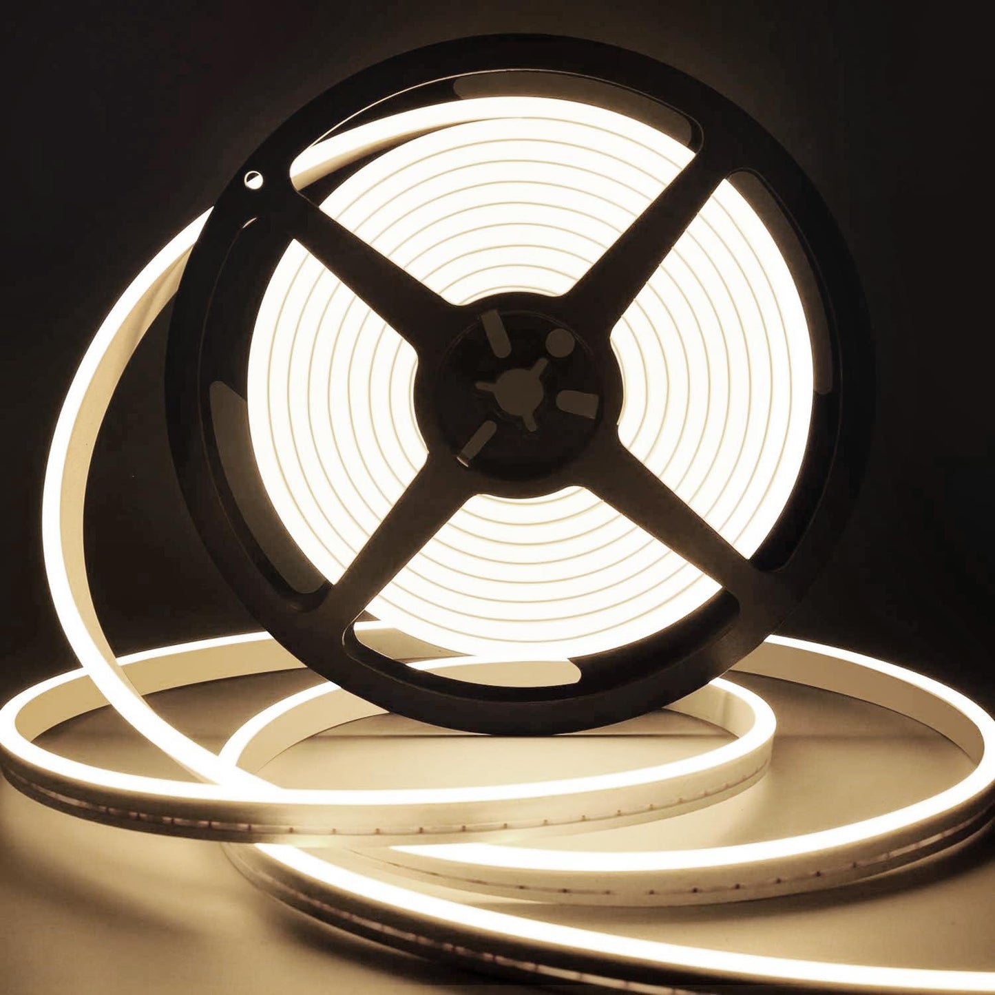 Lamomo LED Neon Strip Lights, 12V Dimmable Waterproof 16.4ft, Neutral White Silicone, Model 10ww