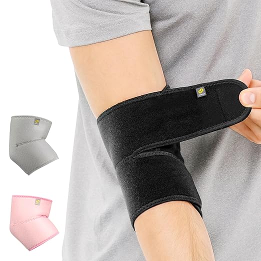 Bracoo Elbow Brace for Tendonitis Women Men, Tennis Elbow Compression Sleeve Wrap Support, Golfer's Elbow, Bursitis, Sprai...