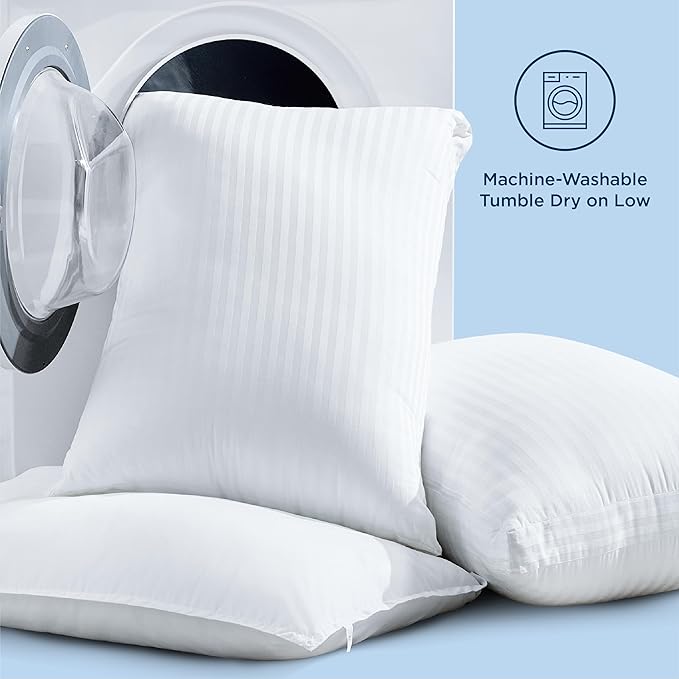 Bedsure Pillows Set of 2 - Fluffy & Soft Adjustable Layer Queen Pillows with Cotton Cover, Luxury Bed Pillows for Sleeping, Firm Pillows for Side, Back, Stomach Sleepers (1, King)