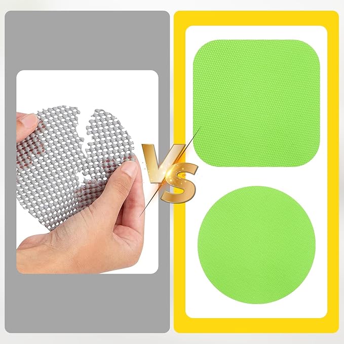 8PCS Silicone Jar Opener Grippers, Rubber Jar Opener Pads, Round & Square Jar Lid Openers for Weak Hands & Arthritis, Bottle Cap Grips