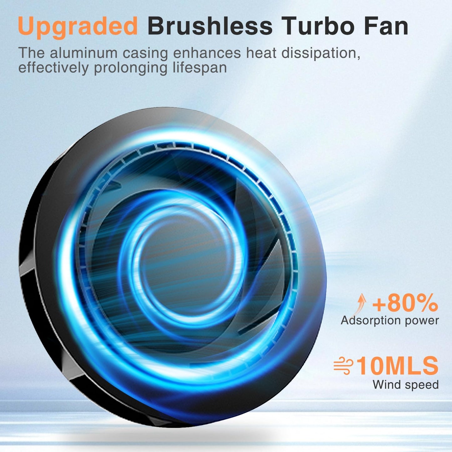 Rechargeable Nail Dust Collector, 10-Gear Powerful Cordless Nail Fan Dust Collector for Nails Vacuum Duster Professional Dust Co