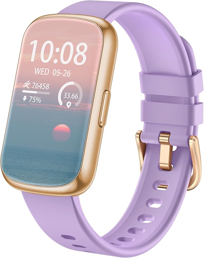 Fitness Tracker, Smart Watches for Women Men with 24/7 Heart Rate/Blood Pressure/Blood Oxygen Monitor, Sleep Tracker, Calo...