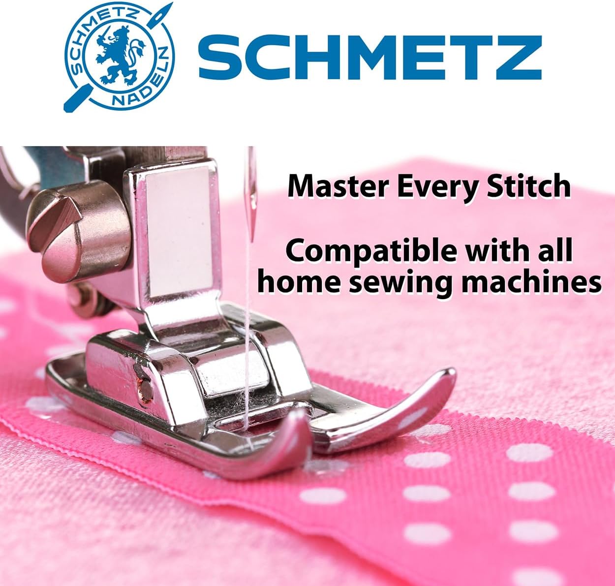 SCHMETZ Universal Sewing Machine Needles - Heavy Duty Multi Purpose Sewing Needle, Size 100/16, 5-Needle Card, Pack of 10