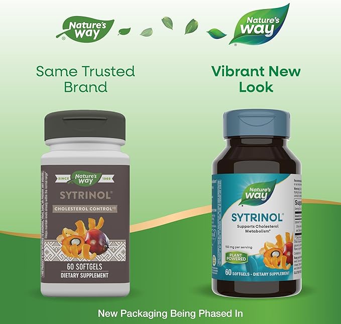 Nature's Way Sytrinol Cholesterol Control; Premium Blend; 60 Softgels