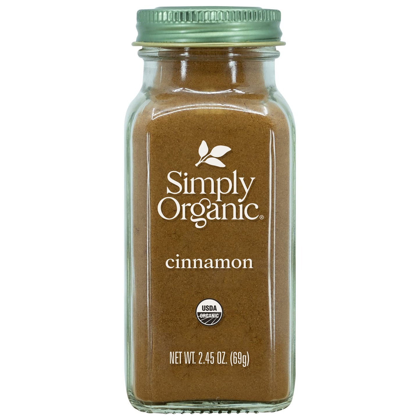 Simply Organic Cinnamon Ground, 2.45-Ounce Container (Pack Of 2)