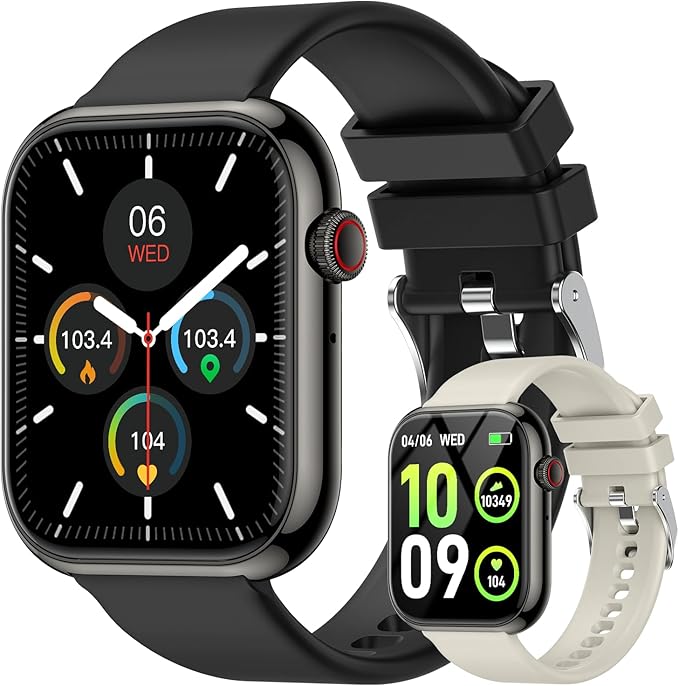 Smart Watch for Men Women Fitness: Waterproof Make Answer Call Running Smartwatch for Android Phone iPhone Samsung Compati...