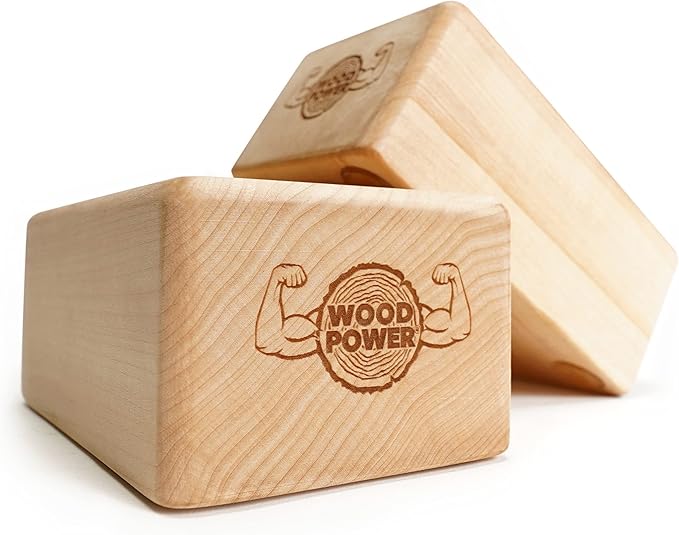 WOODPOWER BalanceBlocks - Handstand Blocks & Yoga Block in One - Bodyweight Training, Gymnastics, Acrobatics, Yoga, Yoga p...