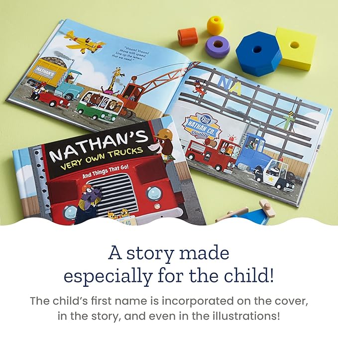 My Very Own Trucks - Personalized Children's Story | Softcover | 9" x 11" | I See Me!