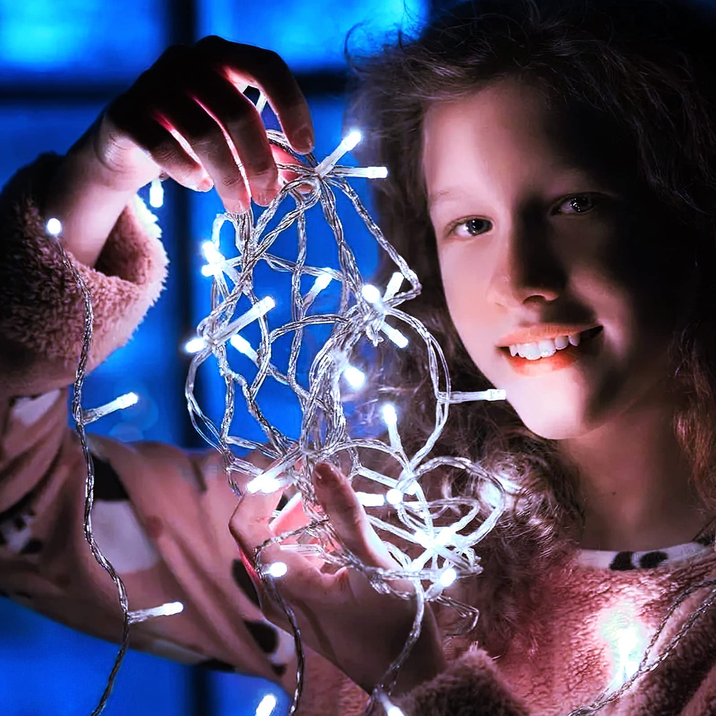AGIRL 400 LED Icicle Lights Outdoor, Waterproof Fairy String Lights, 32.8Ft, White, Model GP-SW240DC0250-IP44