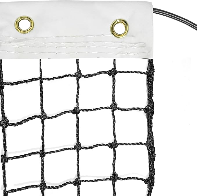 Aoneky 42' Twisted Knotted Poly Outdoor Replacement Professional Tennis Court Net