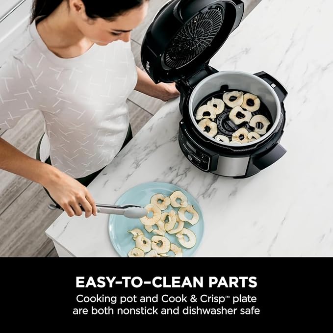 Ninja Foodi 10-in-1 Pressure Cooker & Air Fryer, 5 Quart - Stainless Steel Multi-Cooker with Precise Heating - Perfect Holiday Gift & Healthy Fast Cooking (FD 101)