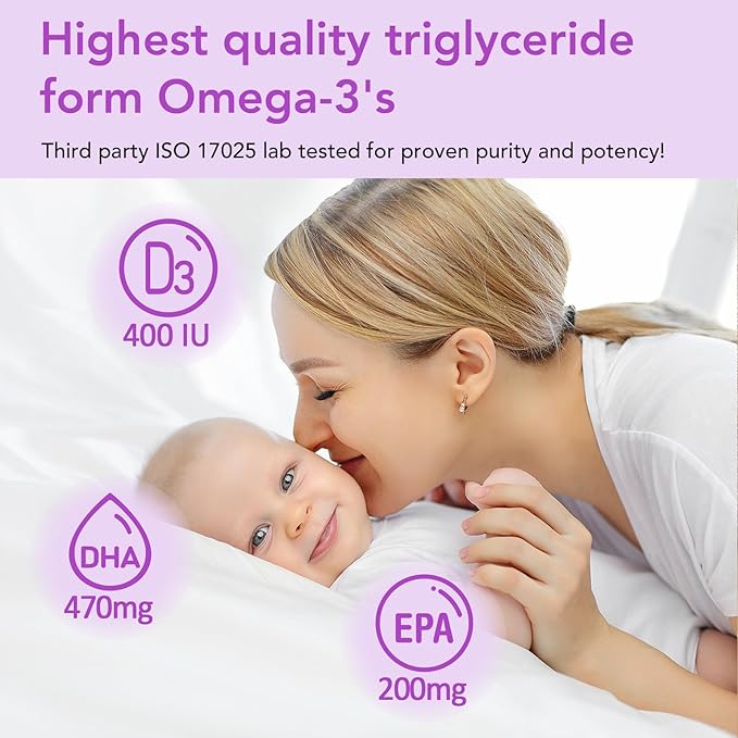 Premom Multivitamin for Women + Prenatal DHA Fish Oil + Prenatal Pre & Probiotics + Personal Fertility Lubricant for Conception 2&4 Fl Oz