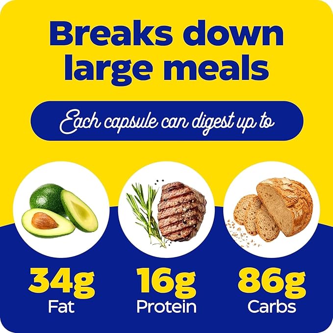 Enzymedica Digest Gold + ATPro, Maximum Strength Digestive Enzymes, Helps Digest Large Meals for Instant Bloating Relief, 45 Count