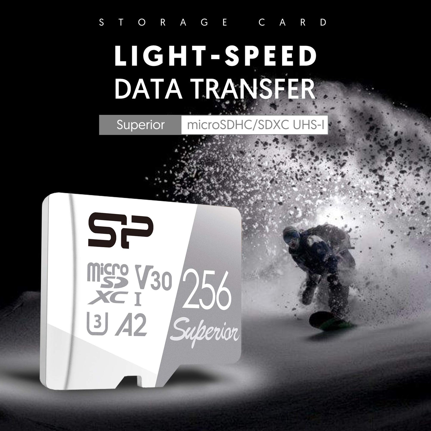 Silicon Power 256Gb Superior Micro Sdxc Uhs-I (U3), V30 4K A2 With Adapter, Compatible With Steam Deck