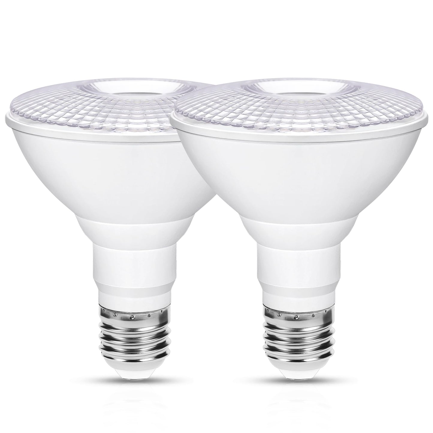 Flaspar 2 Pack Par30 Led Flood Light Bulb Outdoor  12W 100W Equivalent Spotlight  1100Lm Dimmable Track Lighting E26 5000K Daylihgt White Led Flood Bulbs For Security Recessed Bulb