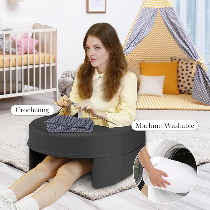 Reading Pillow for Gaming, Extra-Soft Reading Gaming Pillow for Lap, Memory Foam Bed Arm Rest Pillow, Lap Desk Pillow for Working, Crocheting, Playing in Bed Sofa