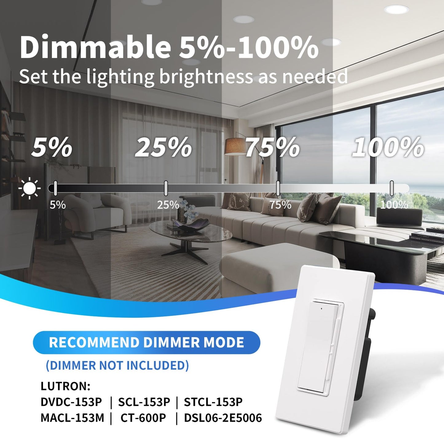 LZHOME 24 Packs 8 Inch Recessed LED Light: Ultra Thin LED Recessed Lighting with Junction Box, 3000K/4500K/6000K Selectable,Ceiling Light, High Brightness 1800LM Dimmable Canless LED Downlight