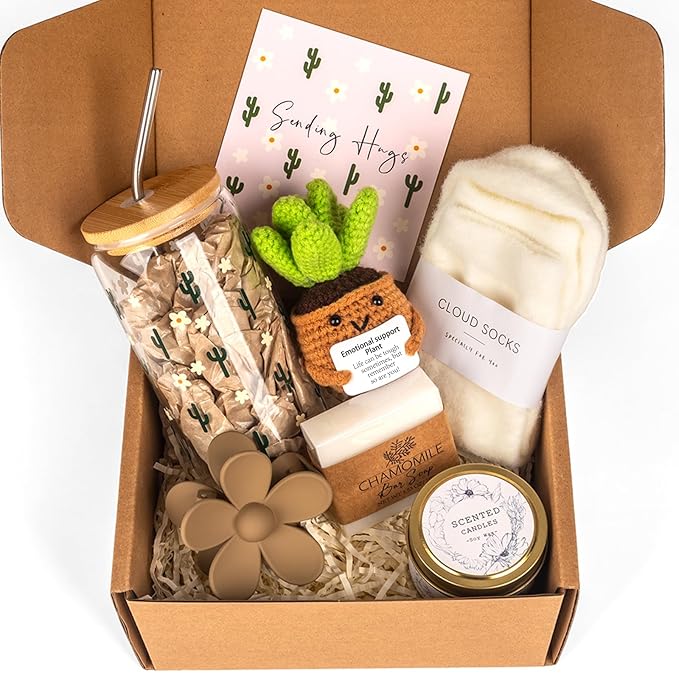 Self Care Get Well Care Package for Women - Birthday Gifts for Women Feel Better Soon Basket, Sympathy and Thinking of You...