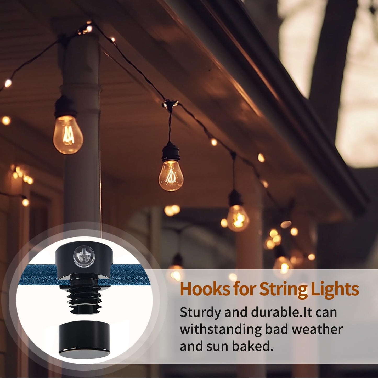 Adcssynd 3 Pack Upgraded Ceiling Hooks  Aluminum Adjustable Ceiling Hooks For Hanging Lights  Black Swag Hook Heavy Duty  Swag Hook For Hanging Light  Lighting Fixture - Easy To Use And Install