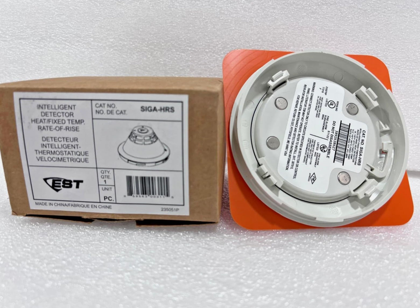 Nib! EST SIGA-HRS Intelligent Fixed Temp. Rate-of-Rise Detector SIGA-HRS