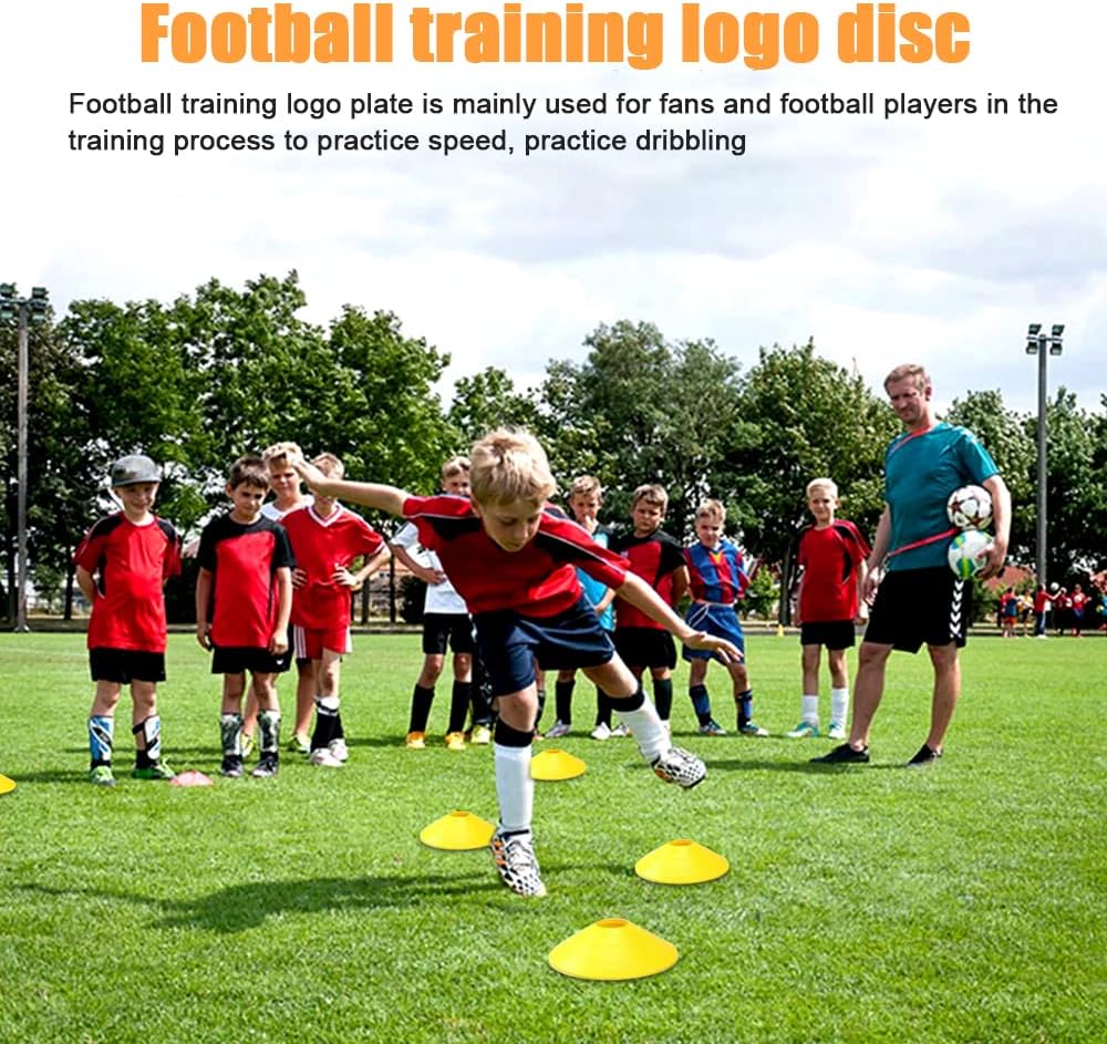 Football Training Equipment | Speed Agility Training Set, Including 1 Agility Ladder, 4 Steel Piles,12 Disc Cones,1 Resistance Umbrella .| for Athletes/Sports Including Football & Basketball