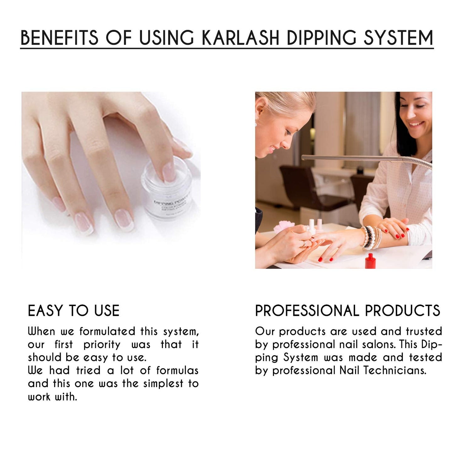Karlash Gel Base DIP Powder System Refill 2 oz (Step 4 Top)