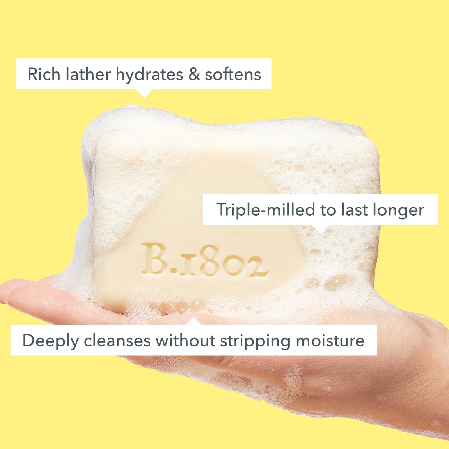 Beekman 1802 Goat Milk Body Soap Bar, Honey & Orange Blossom - Scented - 9 oz - Nourishes, Moisturizes & Hydrates - 100% Vegetab