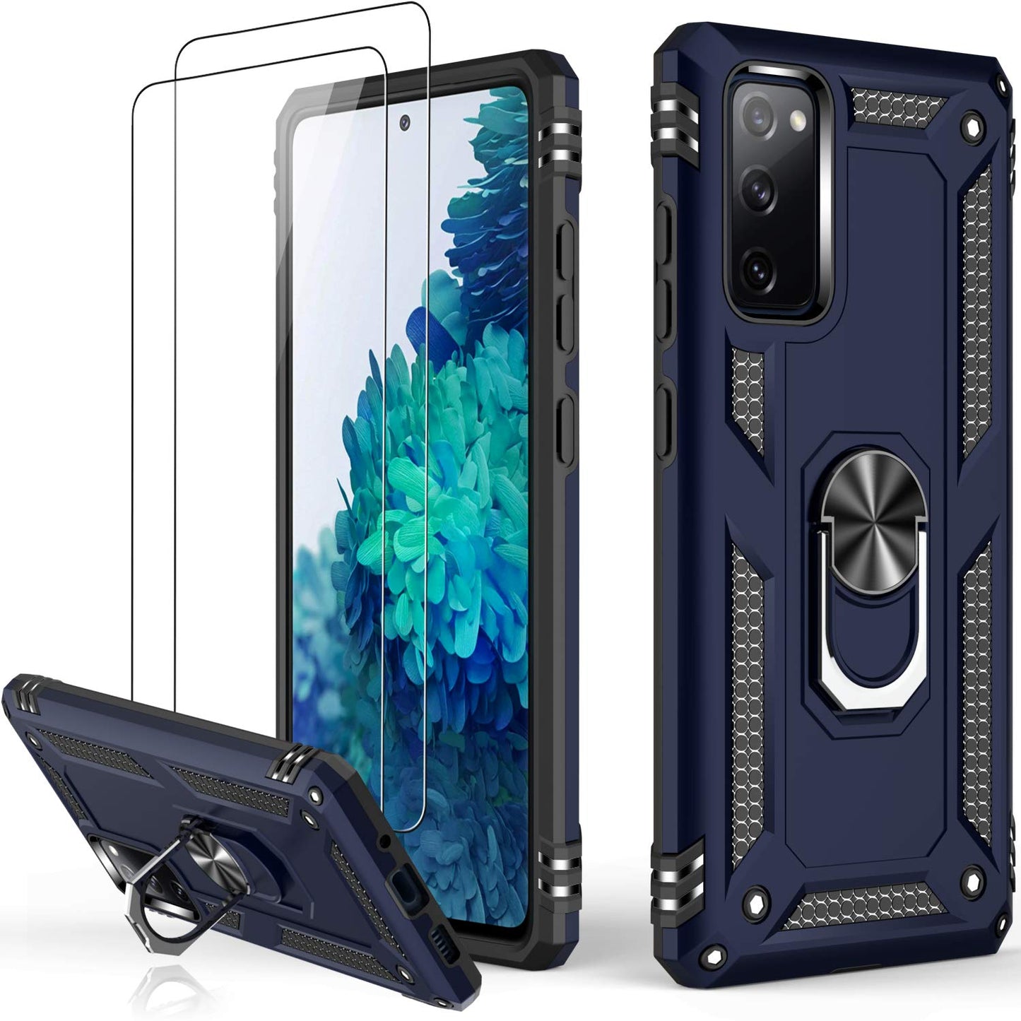 Lumarke For Galaxy S20 Fe Case With Screen Protector,Pass 16Ft. Drop Tested Military Grade Protective Phone Cover With Magnetic