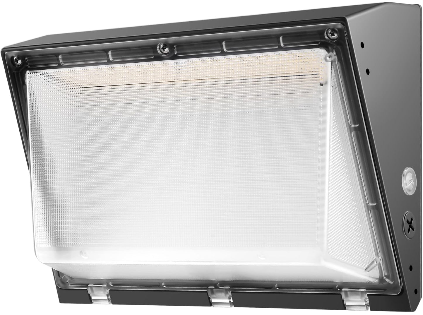 WHLED Dimmable LED Wall Pack Light 80W 11200LM Dusk to Dawn 5000K Bronze Outdoor Security Lighting