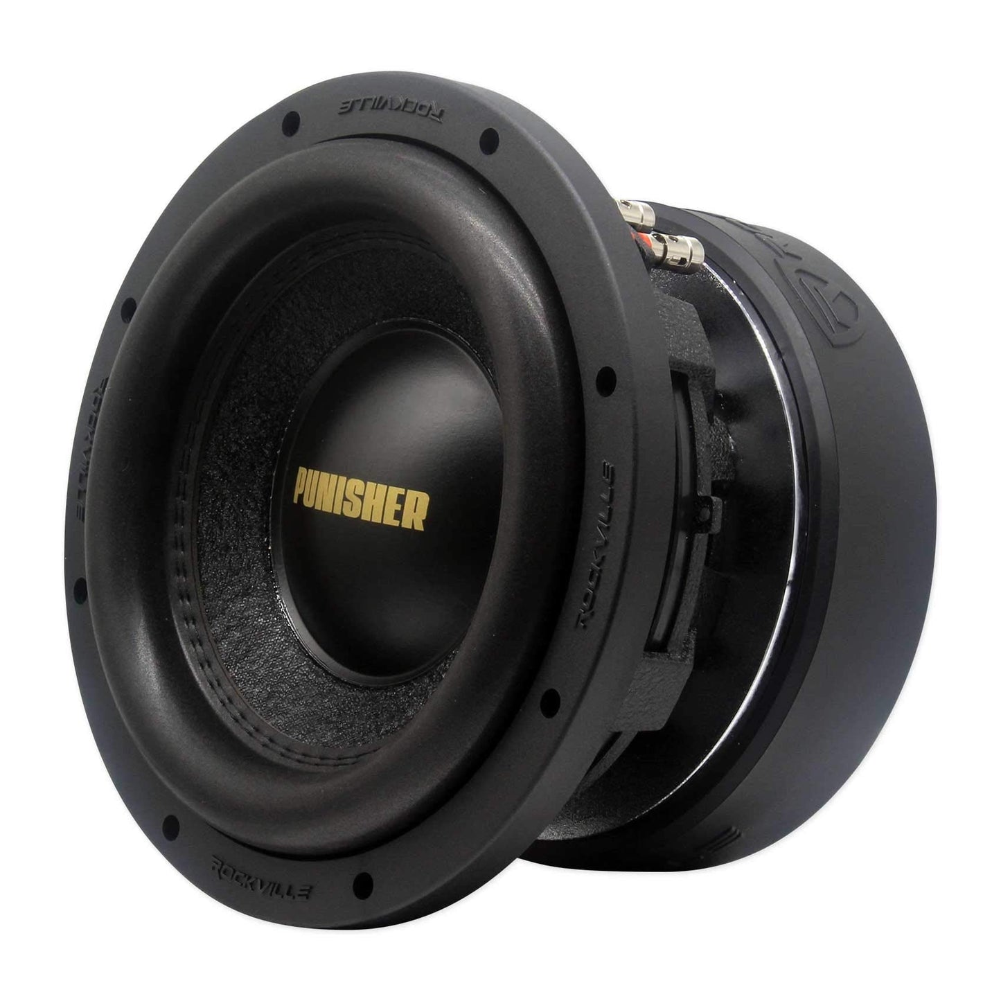 Rockville Punisher 10D2 10" Dual 2-Ohm Car Subwoofer 5000W Peak, 1250W RMS, Black, Aluminum, CEA Rated