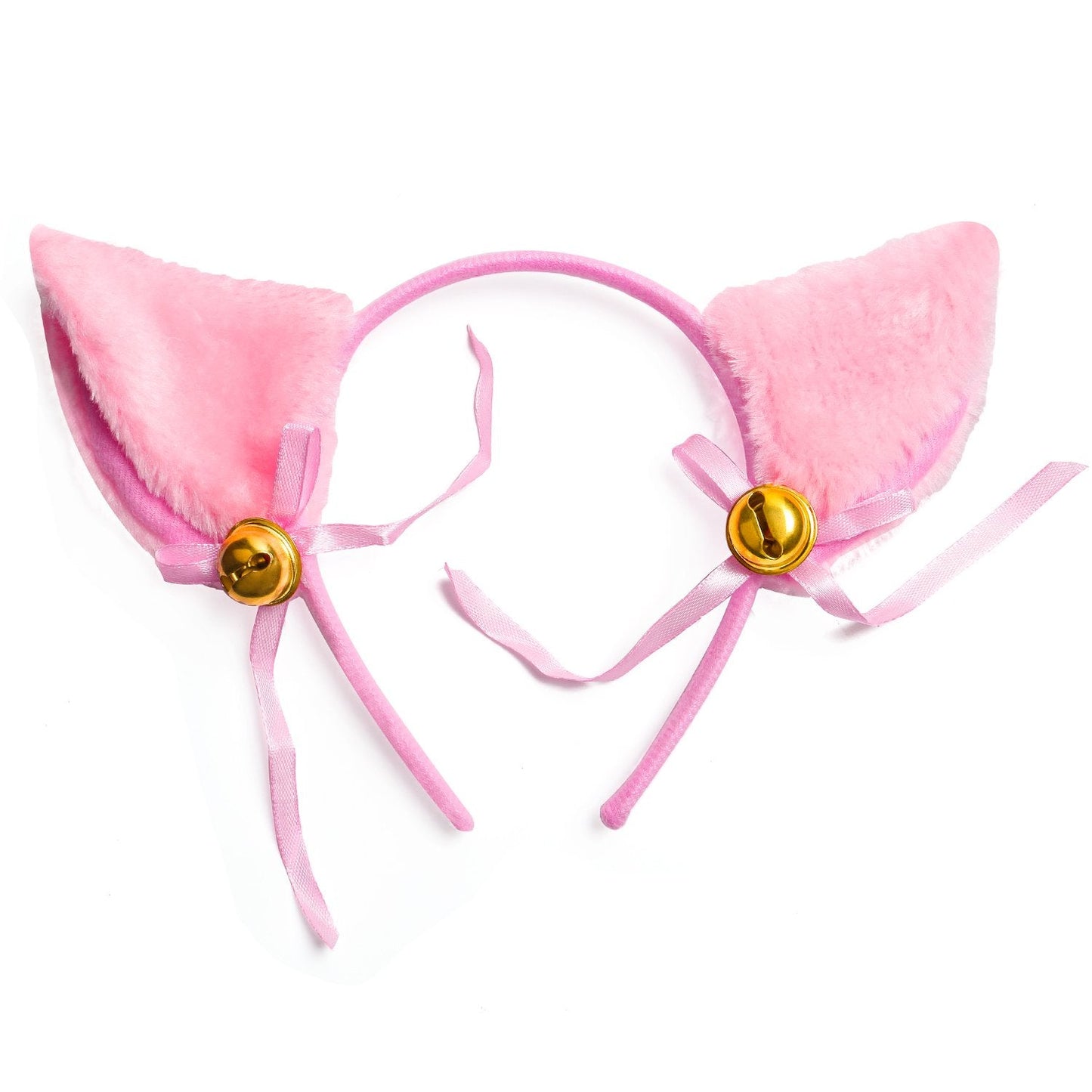 Beelittle Cat Cosplay Costume Kitten Ears Tail Collar Paws Cat Cosplay Collection 5 Pack (Pink)