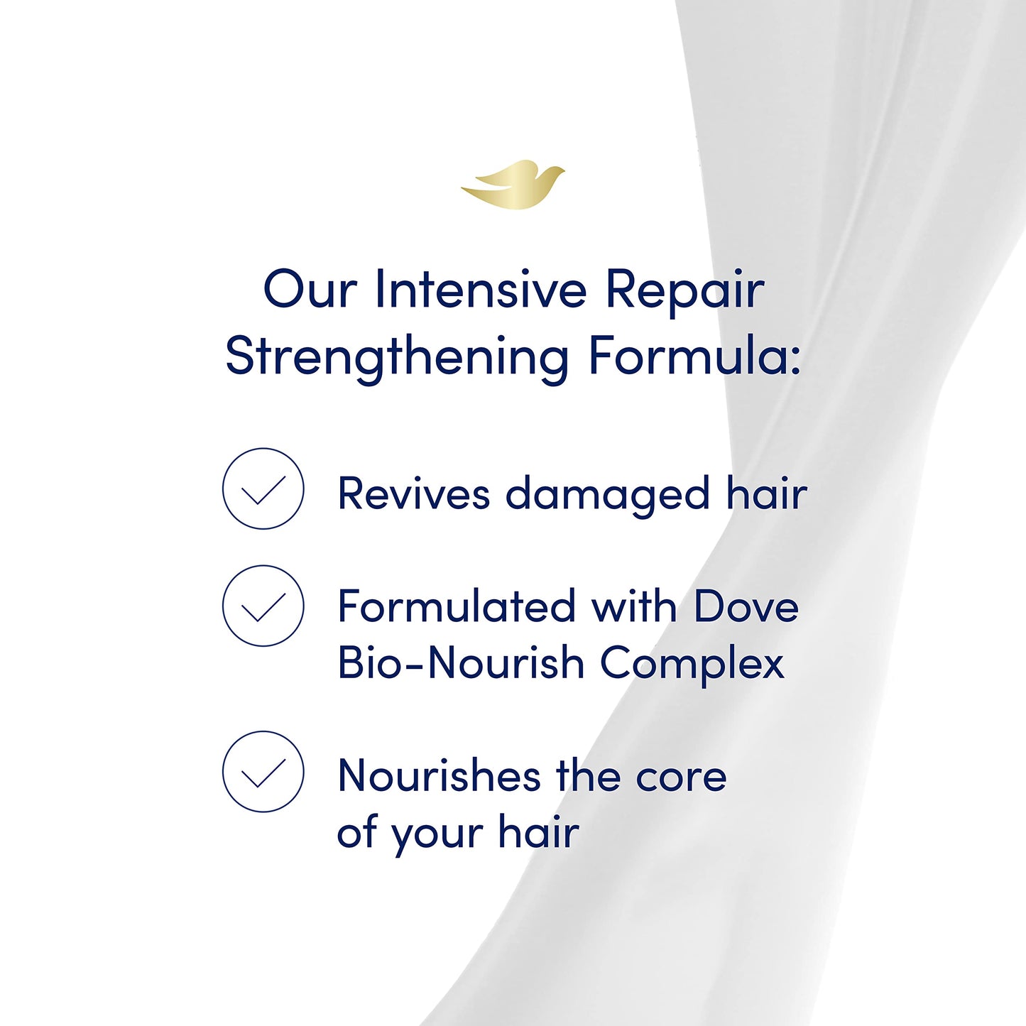 Dove Damaged Hair Shampoo Intensive Repair, 31 Ounce