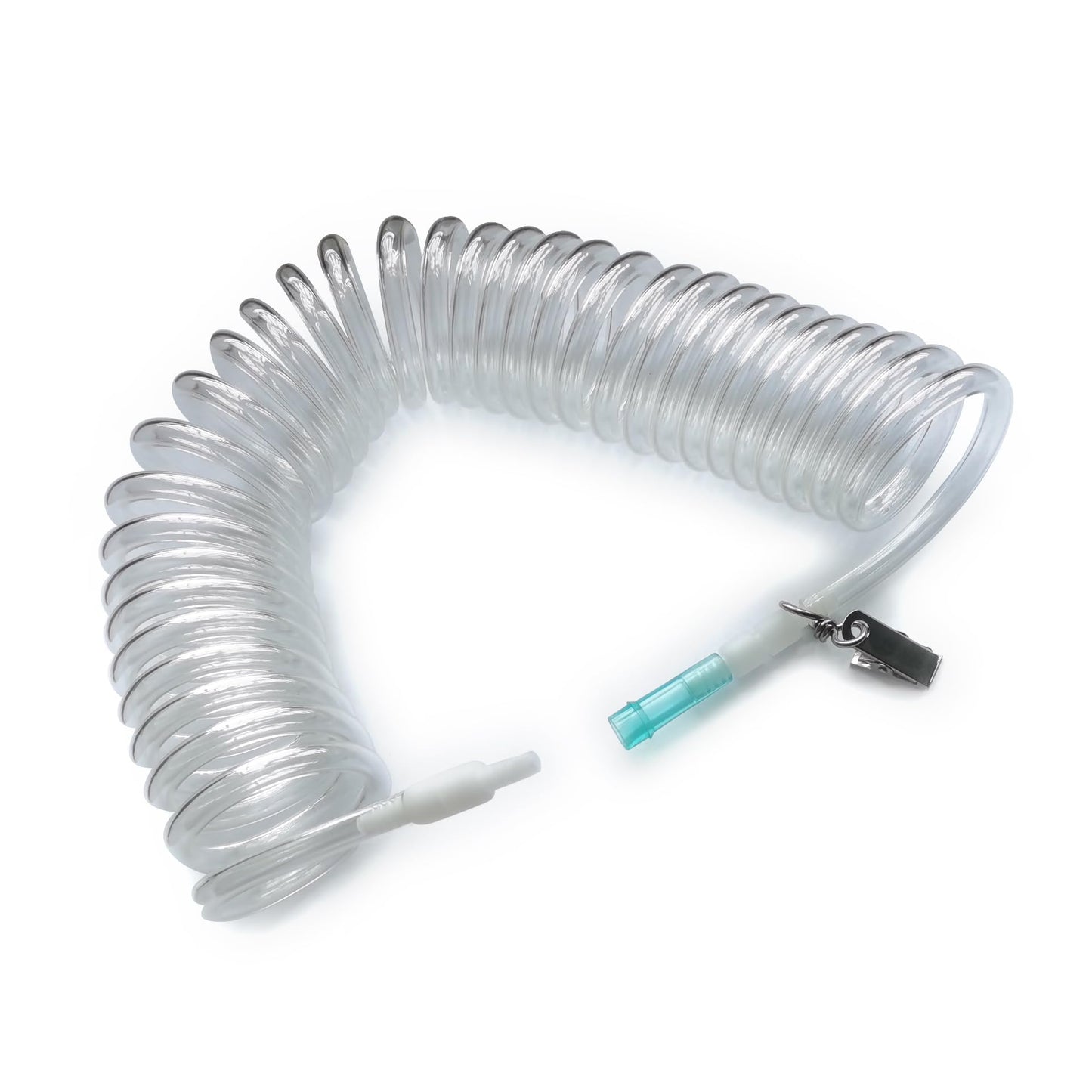 12 ft(3.6m) Retractable Oxygen Tubing with Clip, Auto-Retract Design Prevents Tangling