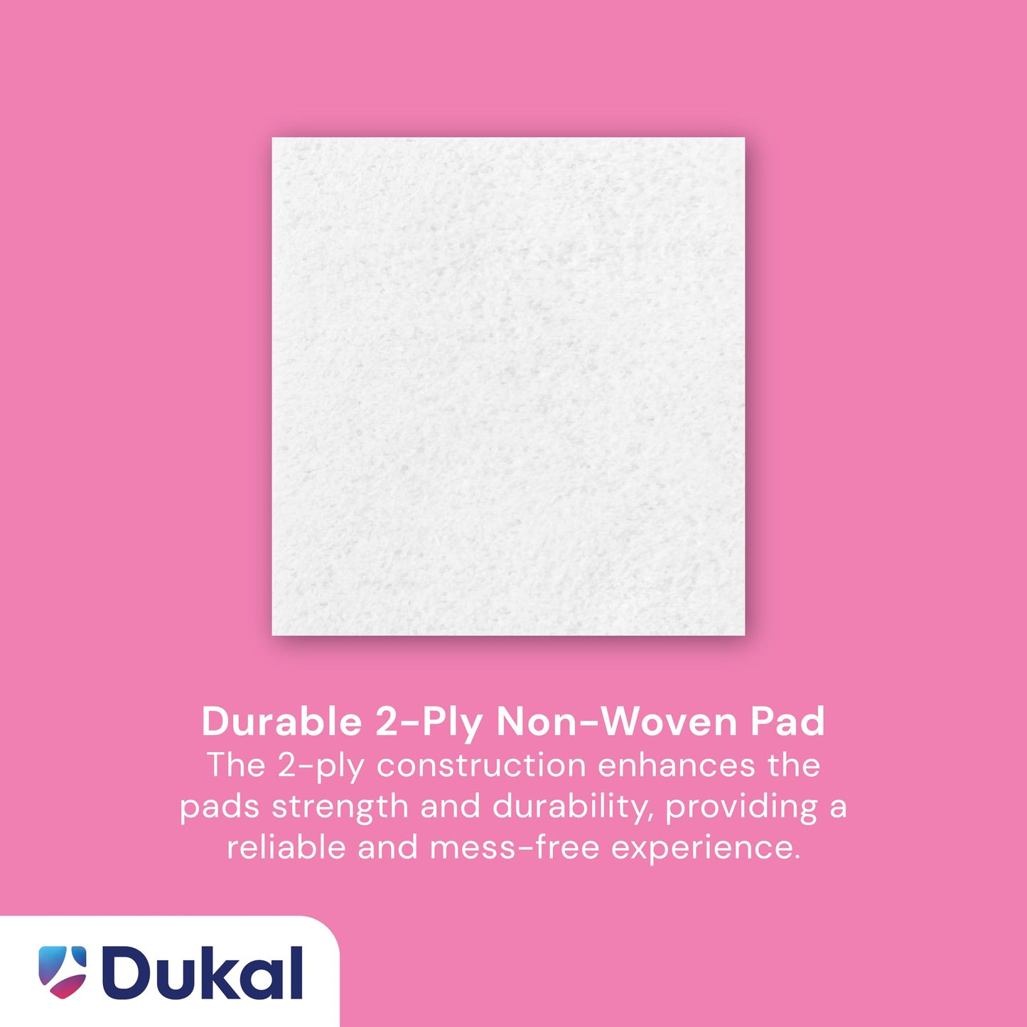 Dukal Nail Polish Remover Pads. Pack of 100 Acetone Free Remover Wipes. 2-ply Saturated Pads. Cleansing Pads. Nail Wipes. Nail G
