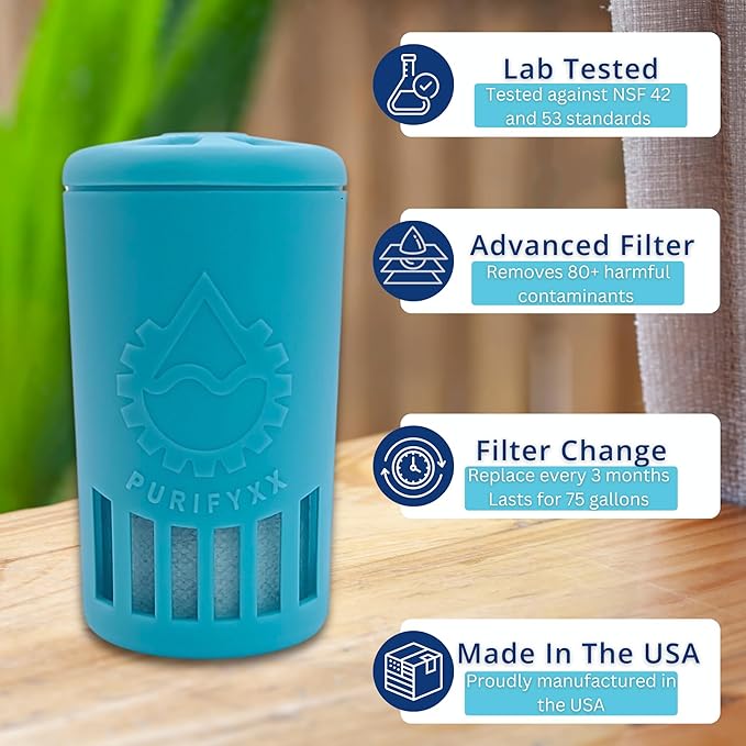 HydroBottle | Stainless Steel Filtered Water Bottle, 24 oz | BPA-Free, Removes Lead, Chlorine, Arsenic, VOCs | Filter Lasts 3 Months, Replaces 568 Plastic Bottles