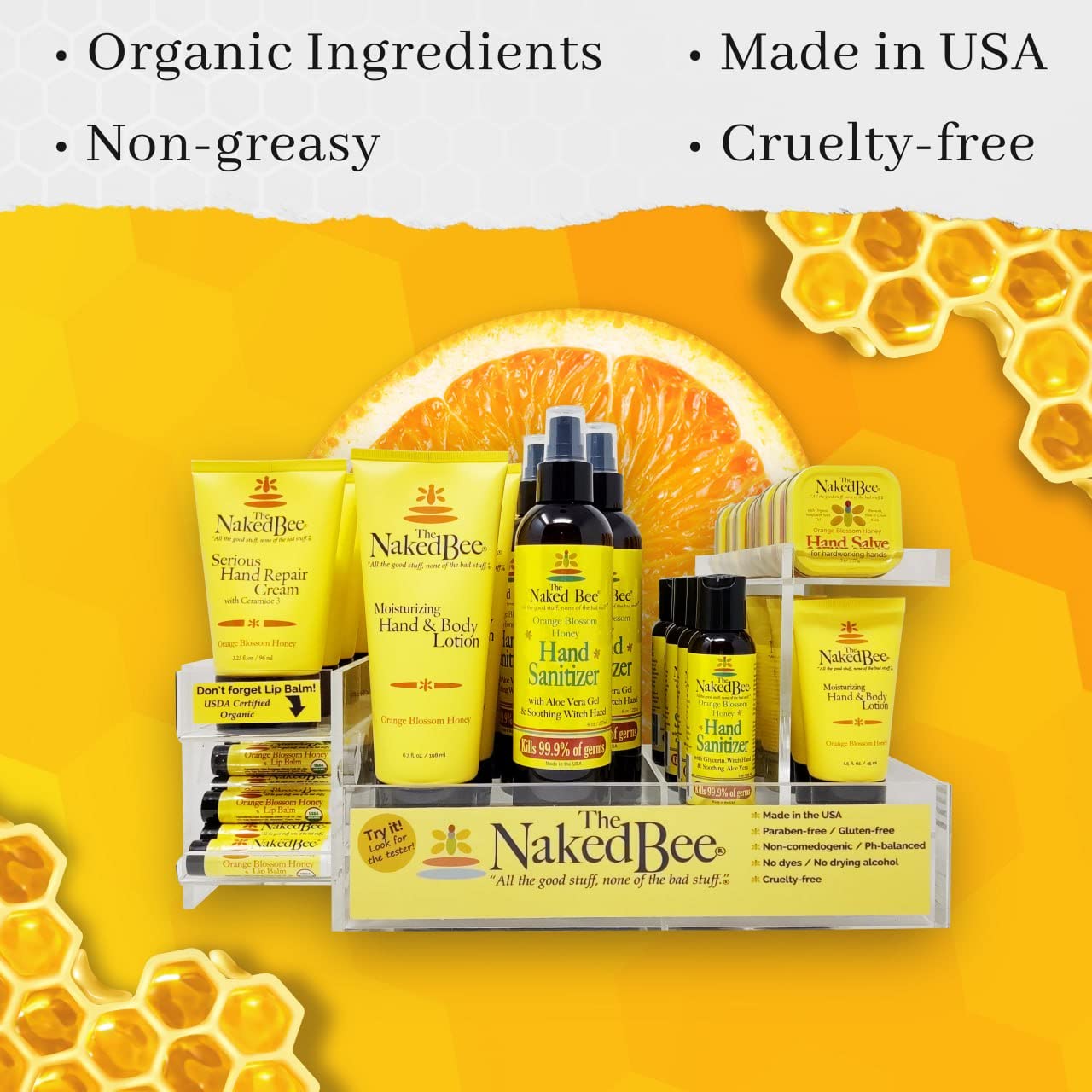 The Naked Bee Nourishing Body Lotion for All Skin Types (2.25 oz) Moisture Replenishing Lotion for Dry Skin with Coconut & Honey