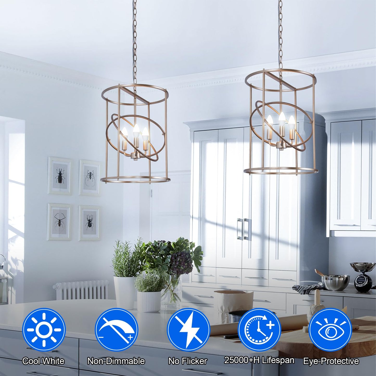 Maxvolador E12 Candelabra Led Bulbs 60W Equivalent, 6W 600 Lm, Cool White, 12-Pack, Non-Dimmable, B11 Candle Base
