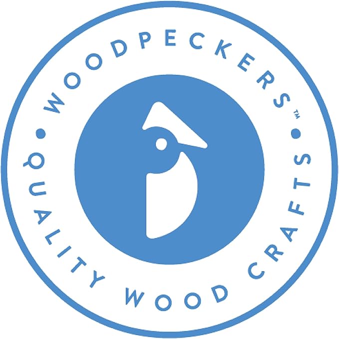 2-inch Diameter Slab Wooden Wheels for Crafts, 3/8-inch Hole, 7/16-inch Thick, Pack of 50 Mini Wood Wheels for Model, by Woodpeckers