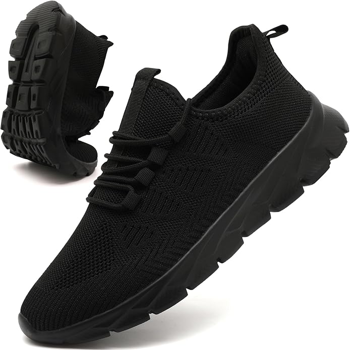 ZGPWZWL Mens Running Shoes Fashion Sneakers for Walking Tennis Gym Shoes Slip On Lightweight and Comfortable