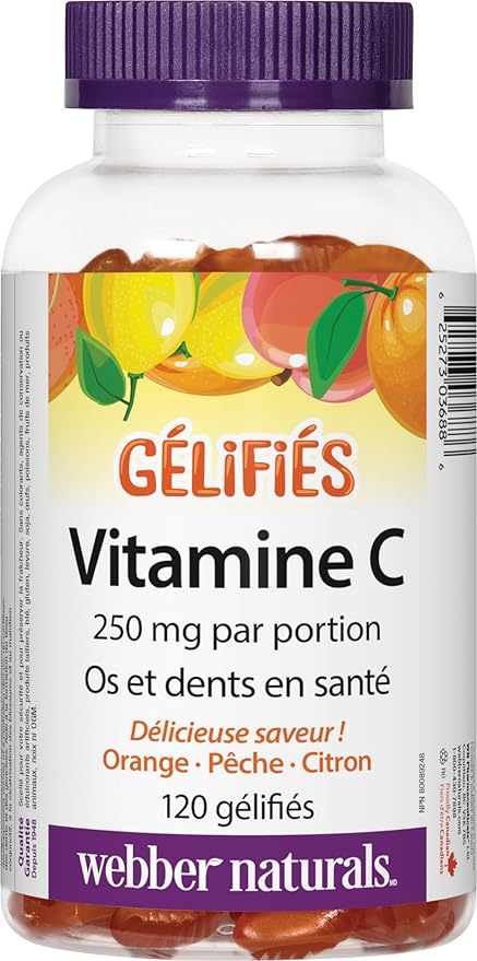 Webber Naturals Vitamin C, 125 Mg 120 Count