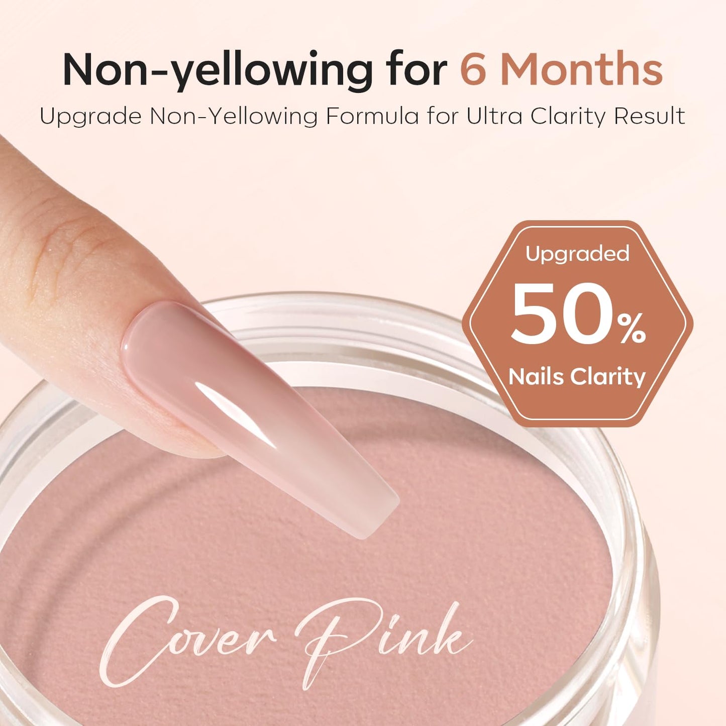 Modelones Acrylic Powder, 4.23oz Upgraded Dark Pink Nail Acrylic Powder for Nail Art 3D Carving French Nails Extensions, Non-Yel