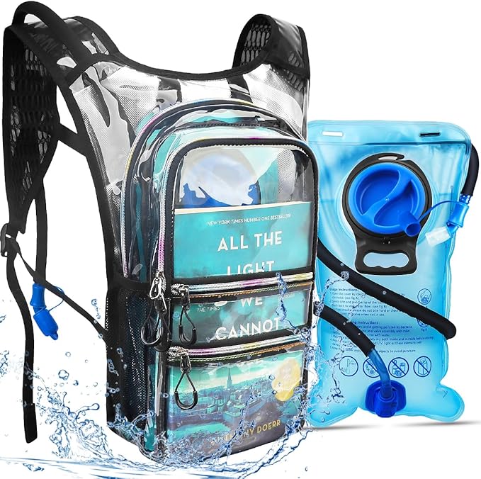 CITCAR Hydration Pack, Water Backpack with 3L Hydration Bladder Lightweight Insulation, Festival Essential, Rave Hydration...