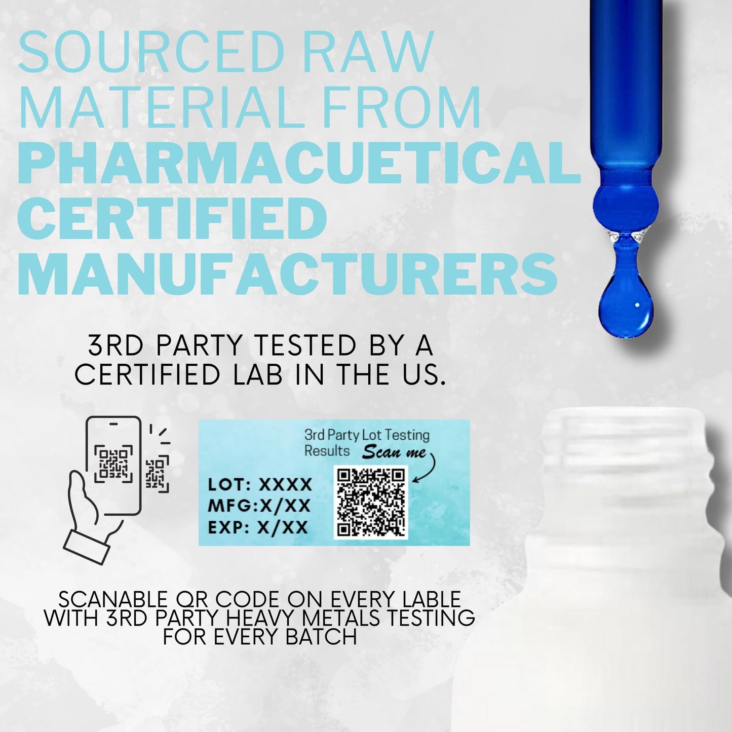 2% Methylene Blue 3.75 fl oz, USA Made Ultra Concentration Glass Bottle and Dropper Pharmaceutical Grade for Humans Nootropic Supplement - Heavy Metals Tested